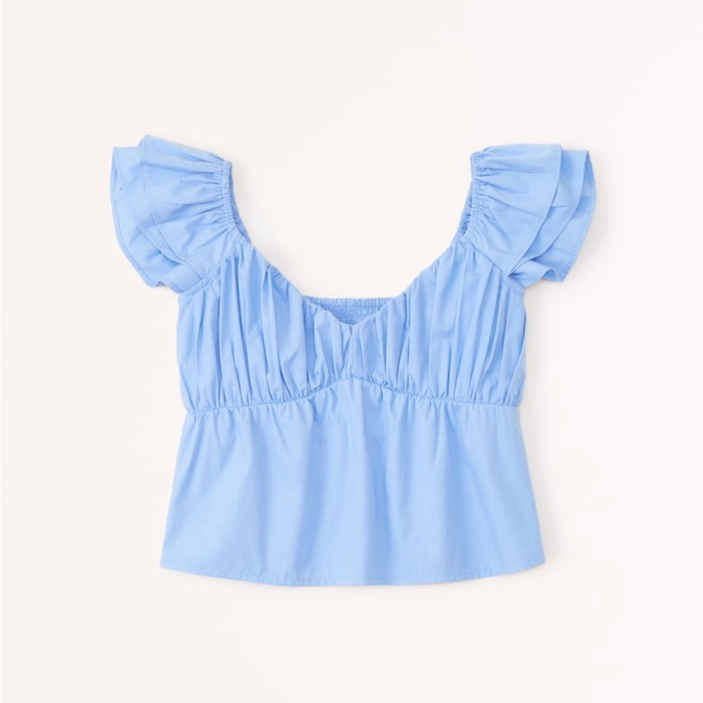 Abercrombie poplin top